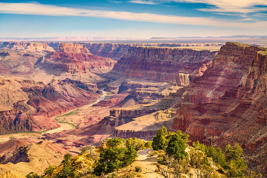 Contact - Aerial View of Grand Canyon in Arizona