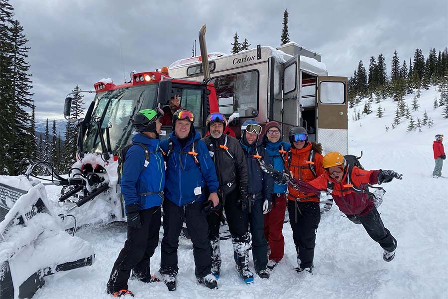 GMG Story - Photo of GMG Team at Ski Resort